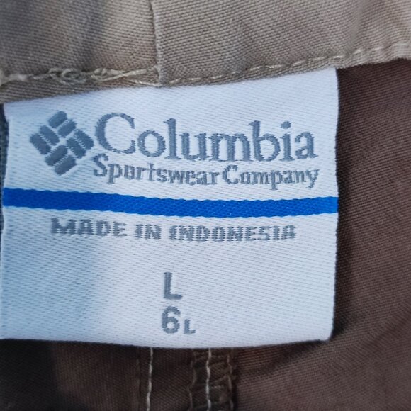 Columbia outdoor / casual short brown women's size L - Picture 5 of 10